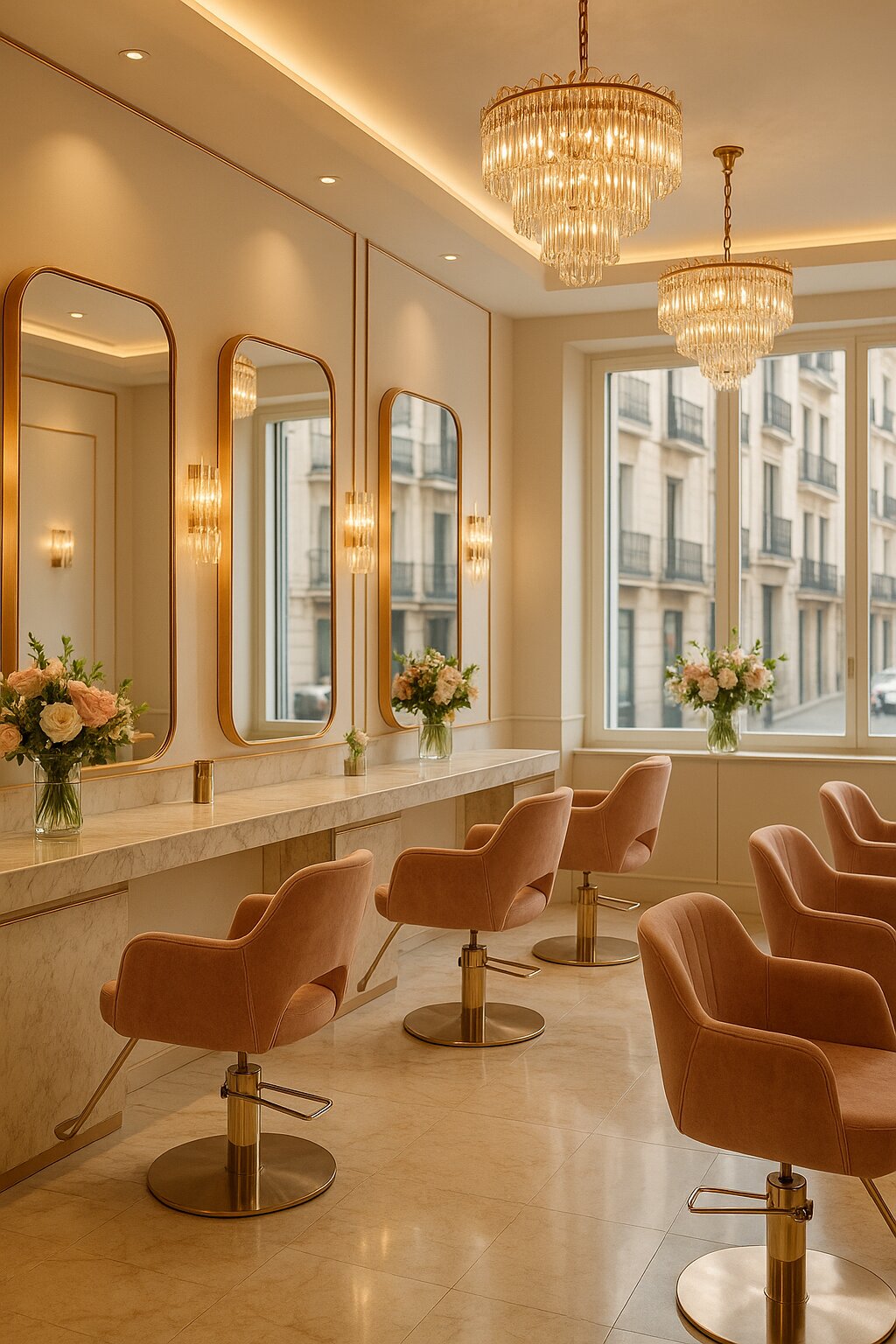 Interior de Infinity Salón Madrid - Peluquería y Salón de Belleza